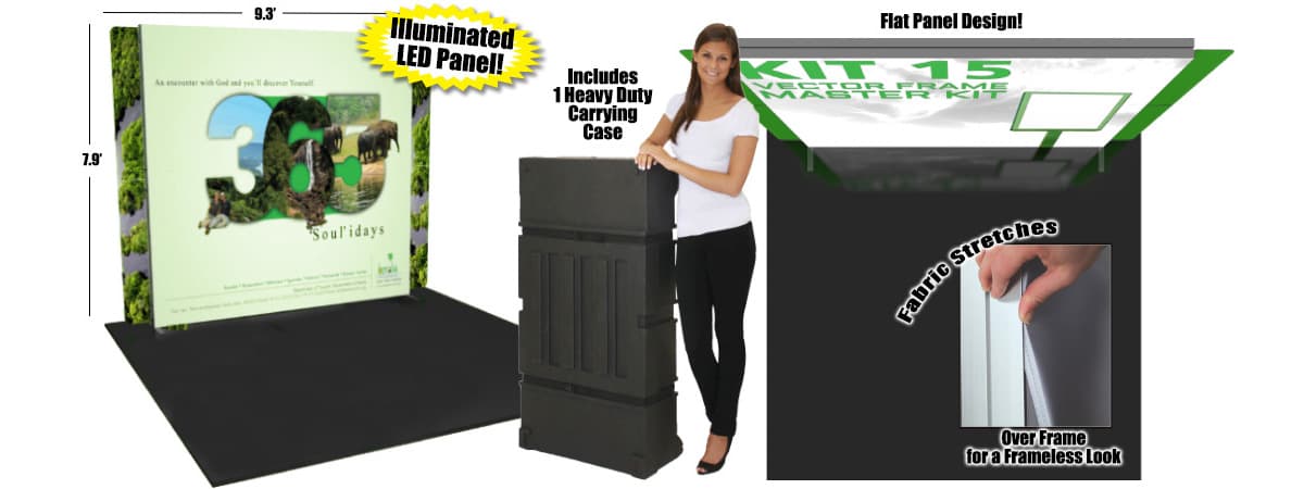 Illuminated Trade Show Display System