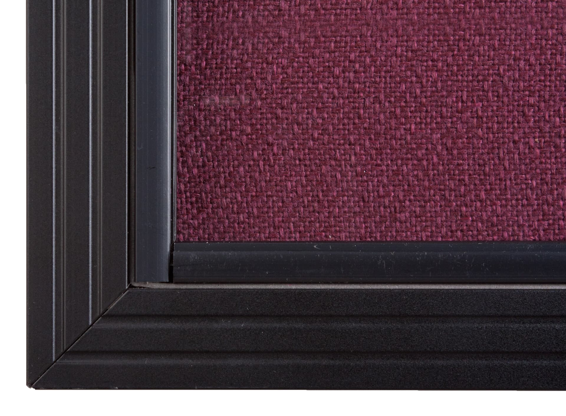 Maroon Fabric Tack Board, 60" Wide
