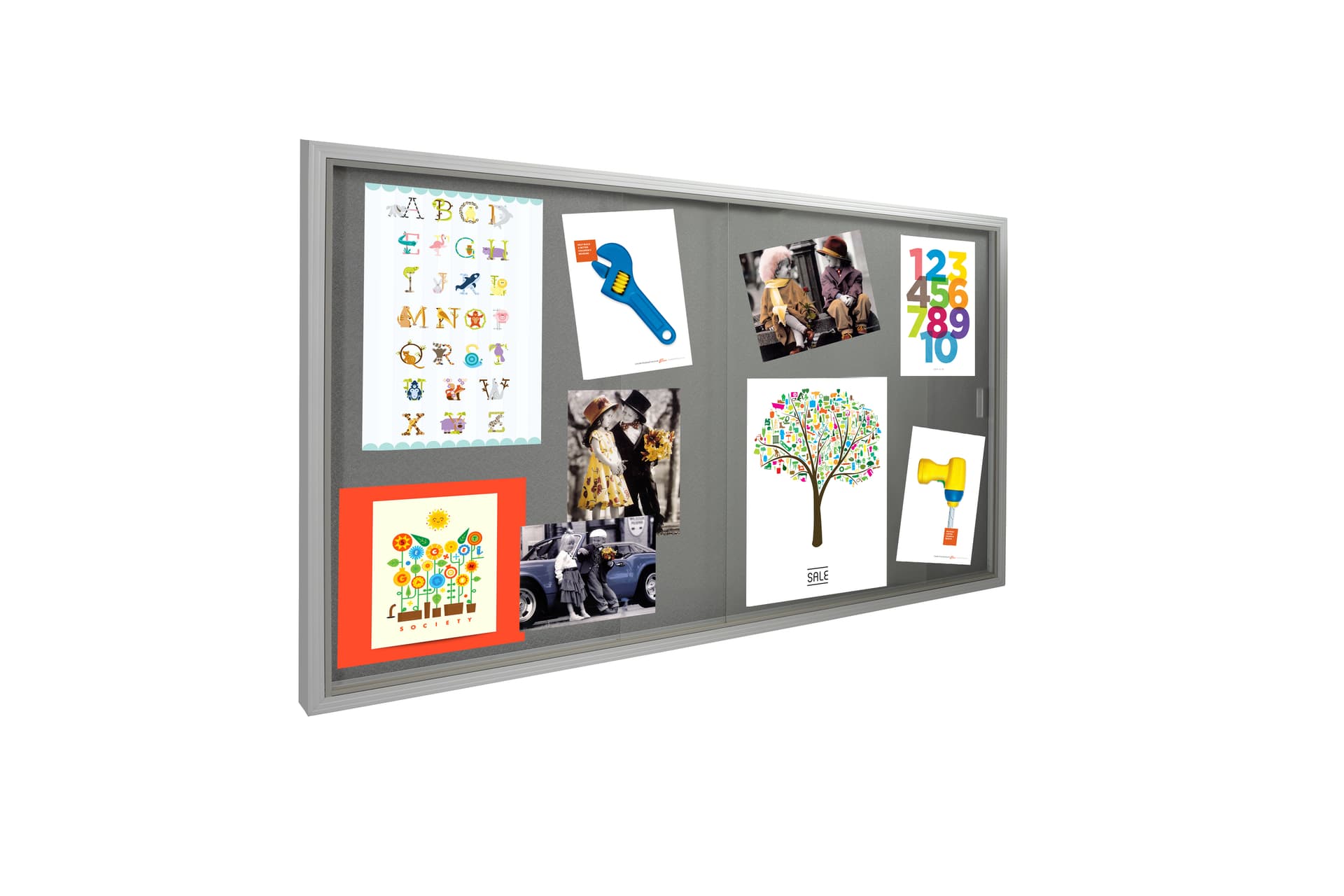 framed fabric board