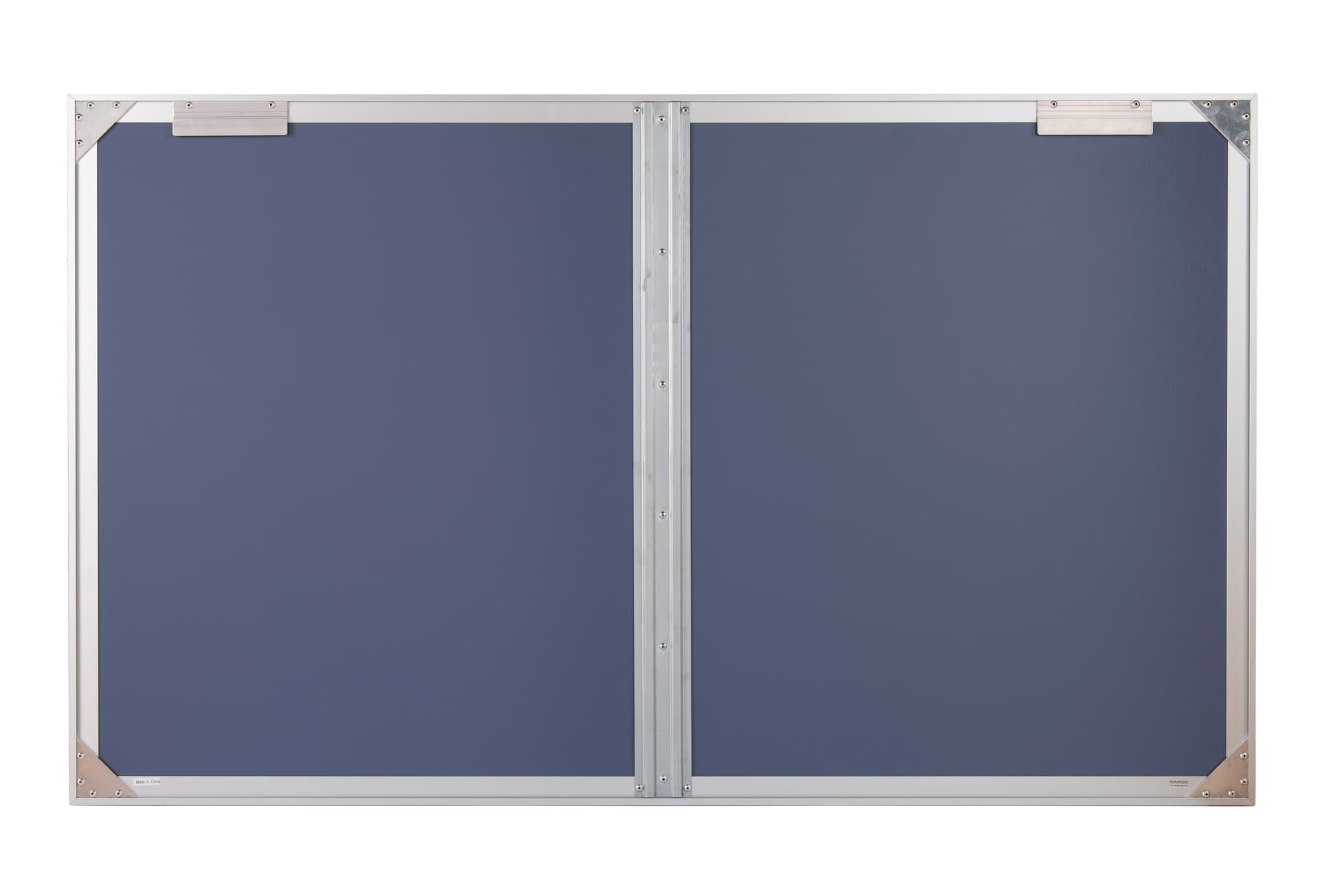 Enclosed polycarbonate bulletin board with brackets for wall mounting