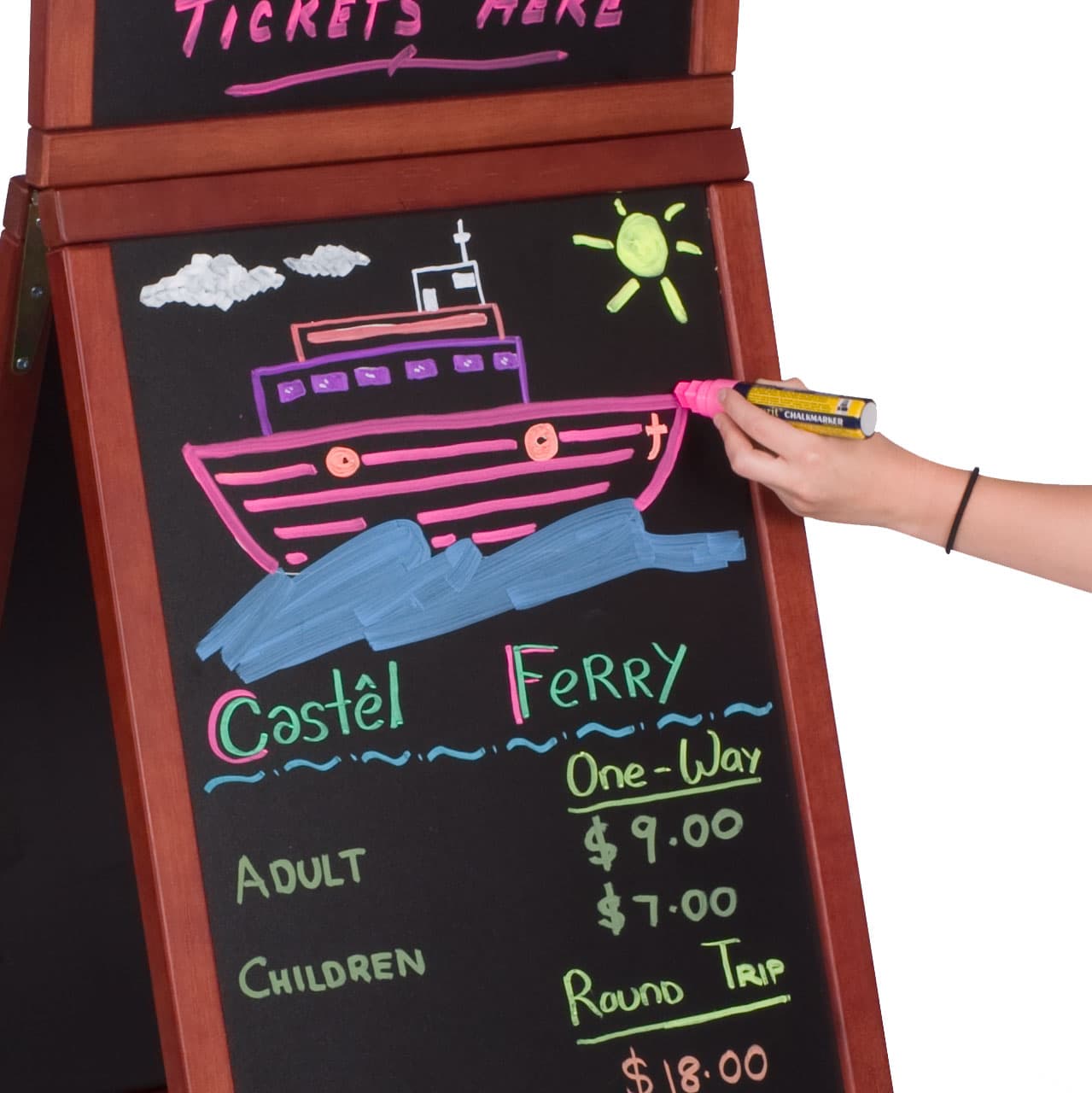 easel chalkboard