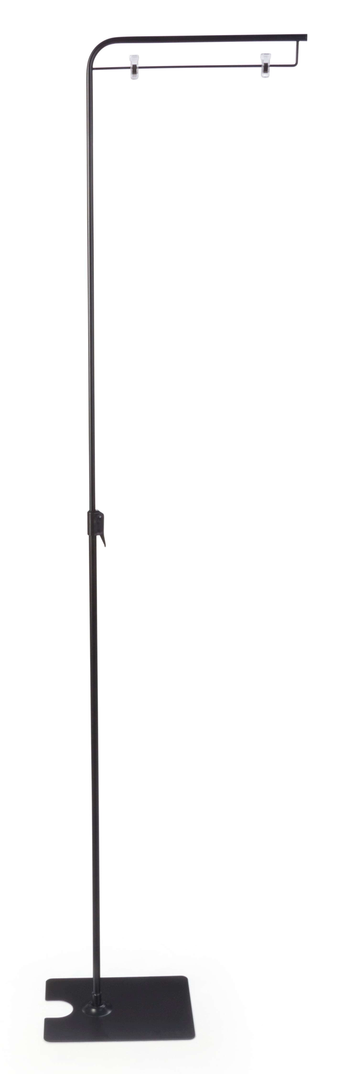 Telescoping Sign Clip Floorstand for Retail 