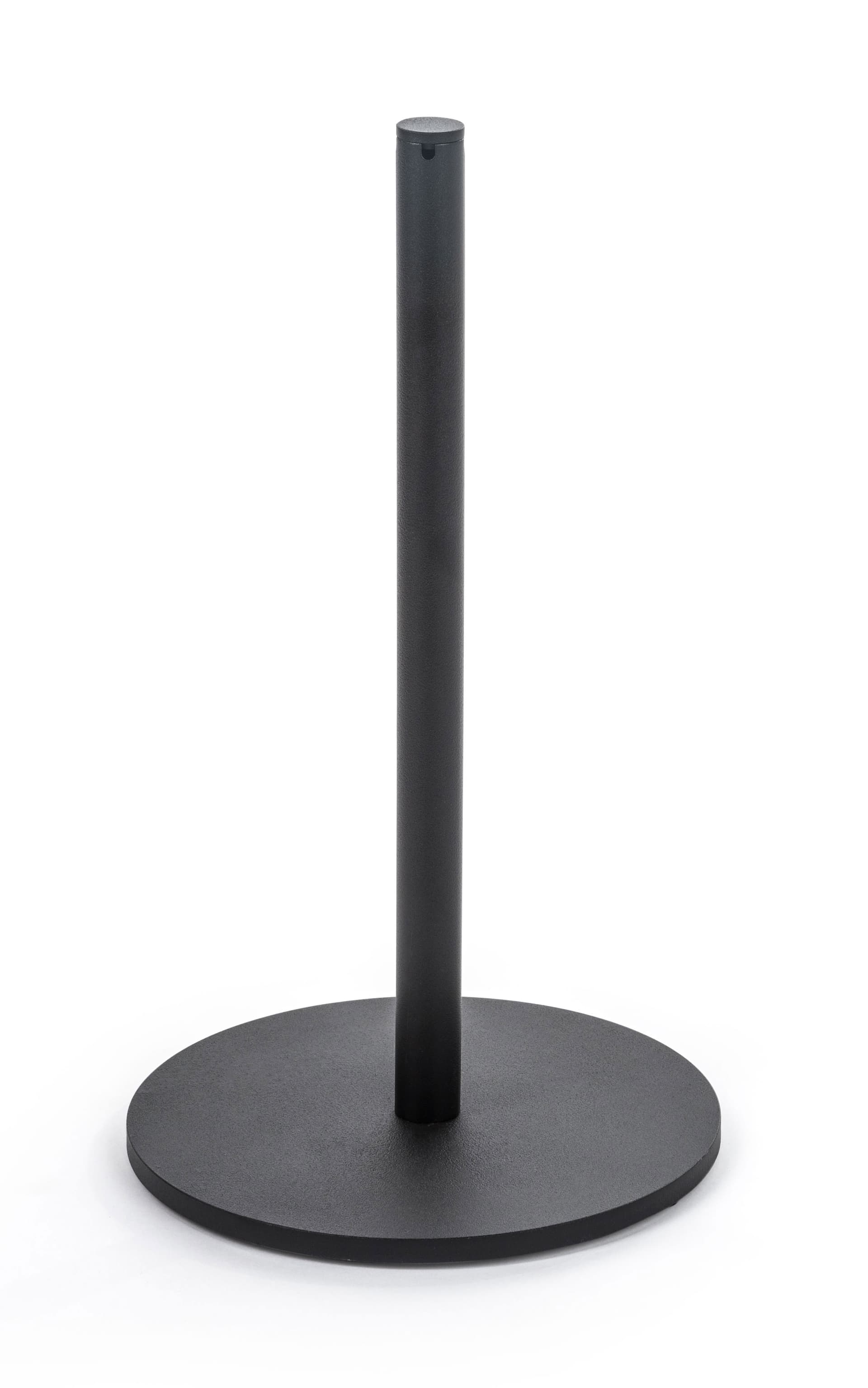 1 Pole of the 8-Barrier Black Low Profile Stanchion System