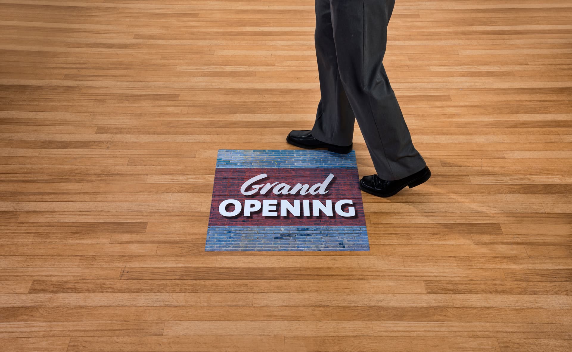 GRAND OPENING In Store Floor Stickers | No Residue | Displays2Go