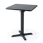 24”w x 30”h Square Cocktail Table - Black