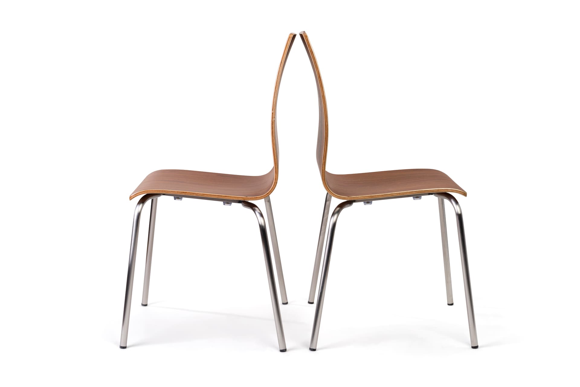 Bistro style lunchroom table and chairs includes bent wood seating