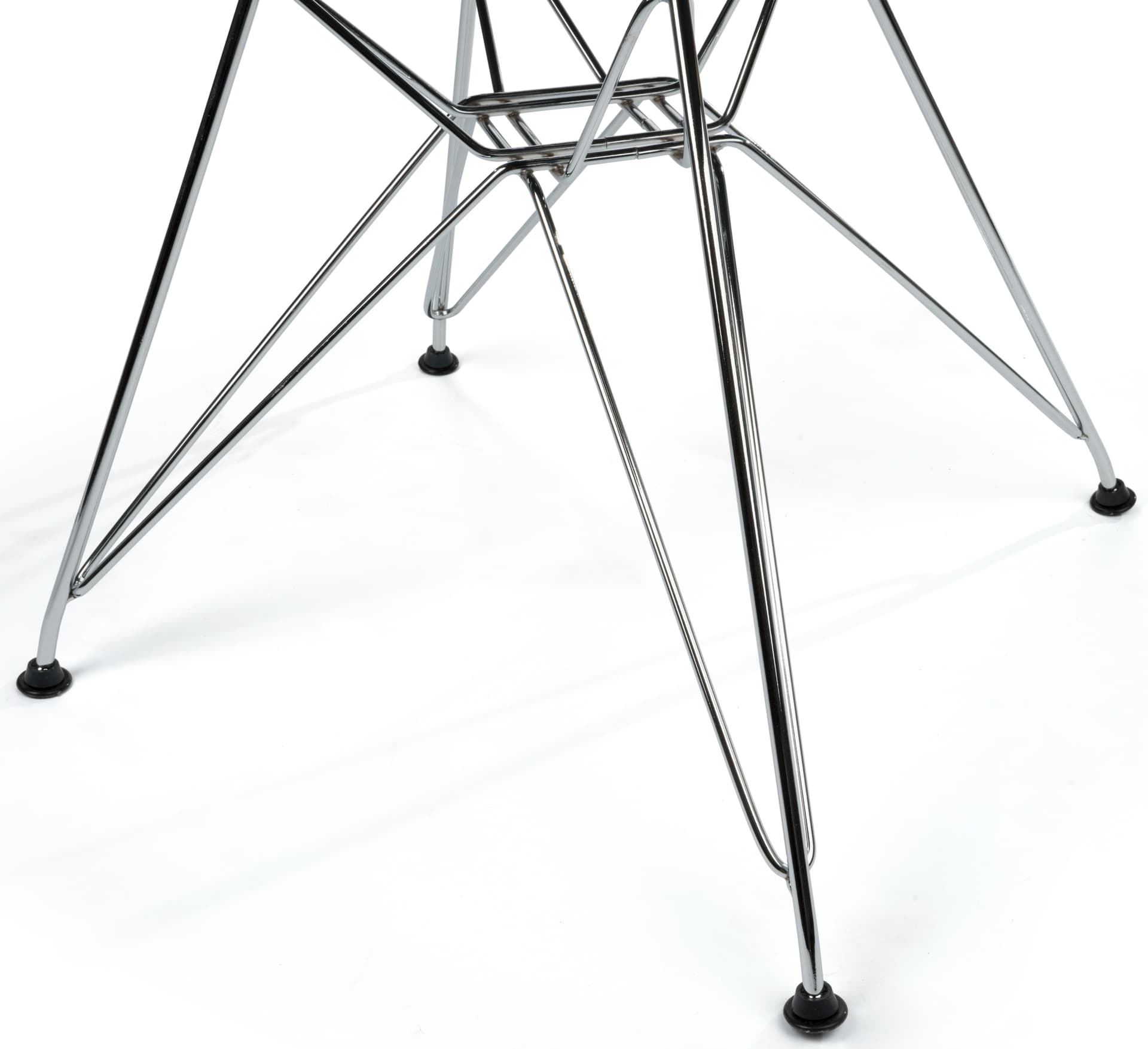 Contemporary Wire Base Eiffel Chair with Steel Legs