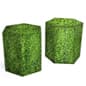 17"h Hexagon Cardboard Stool, Set of 2, Ships Flat - Grass