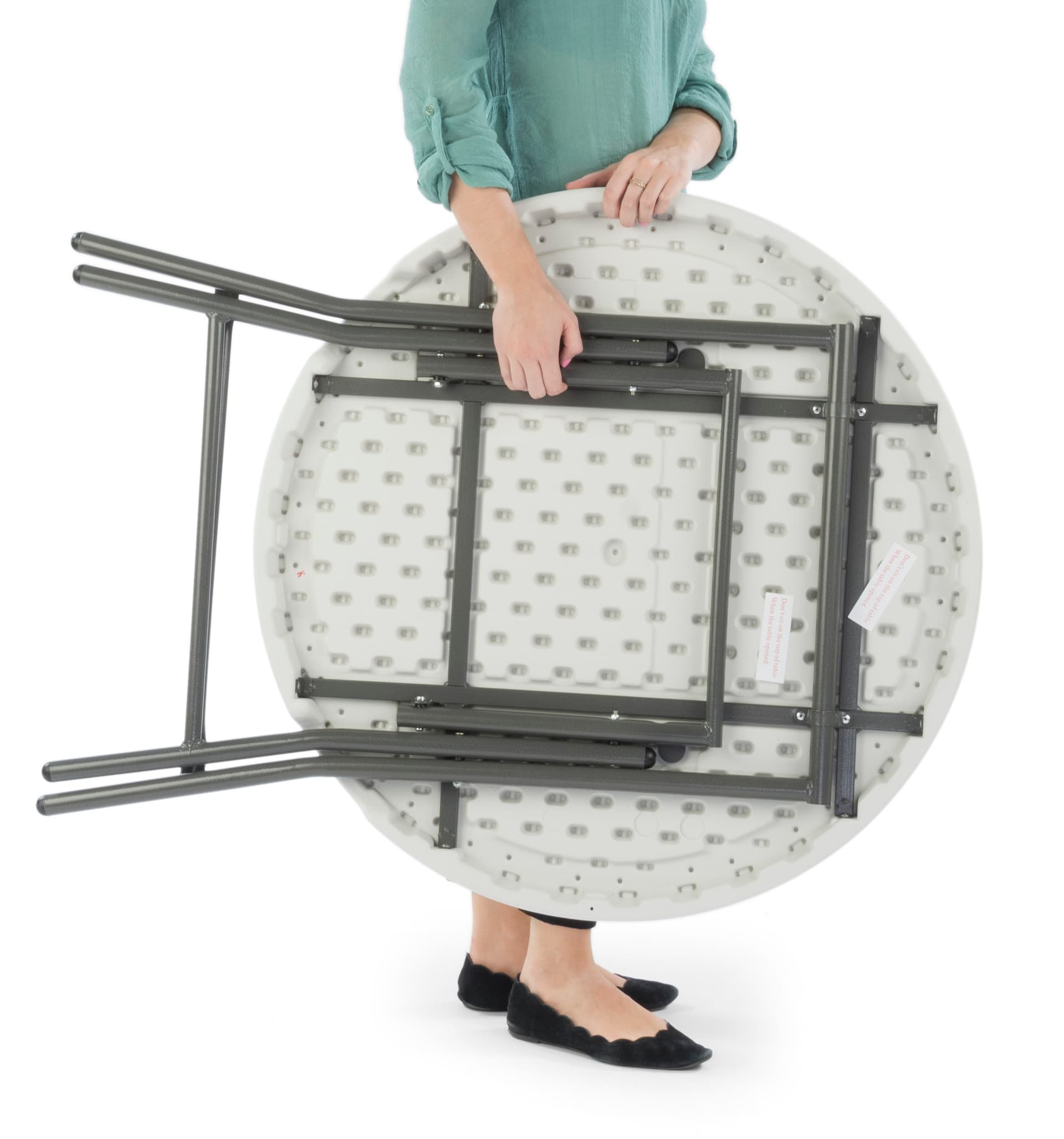 Table with Spandex Cover, Portable & Lightweight