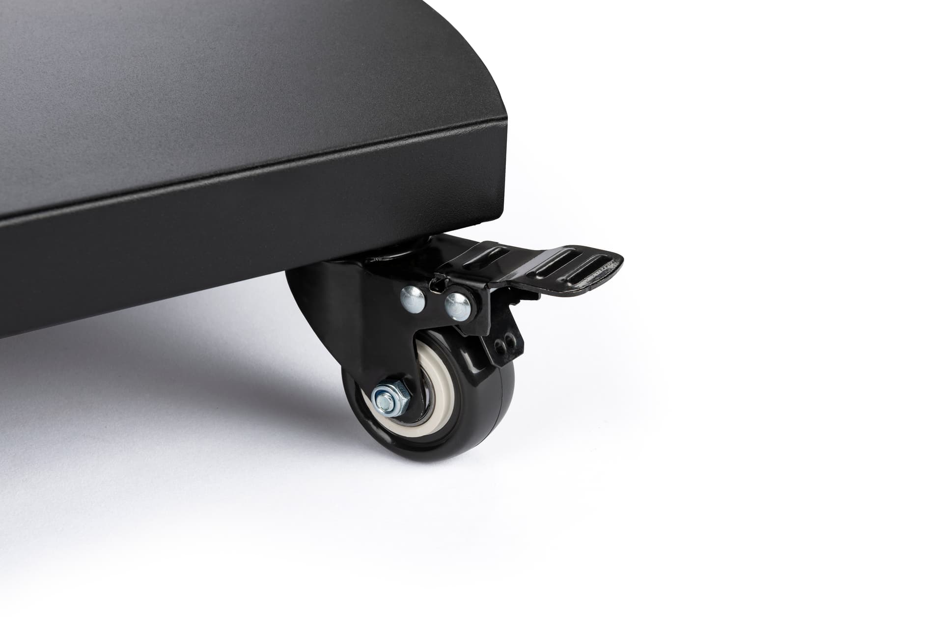 Mobile interactive touch table with four locking wheels