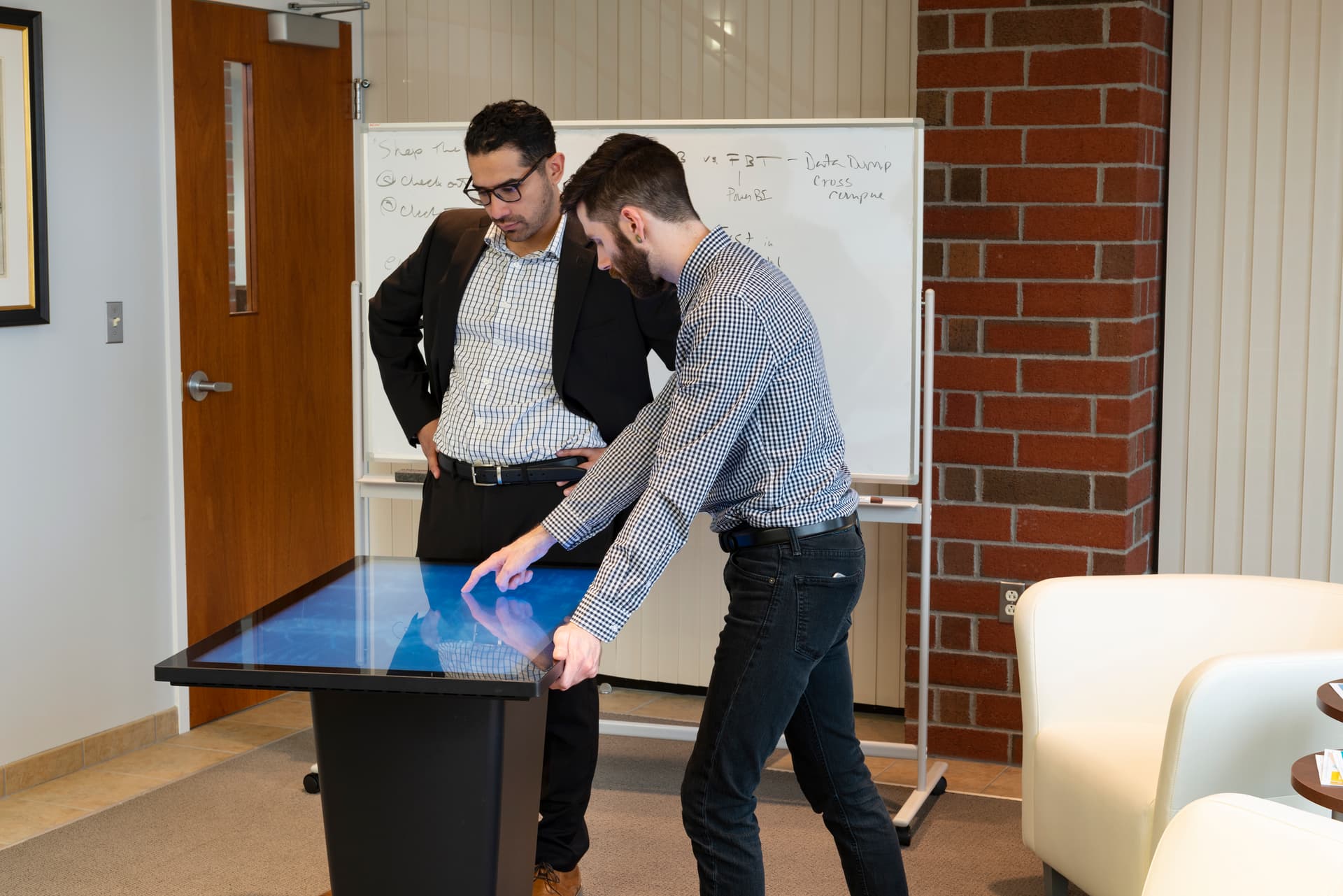 Interactive touch table for education and business