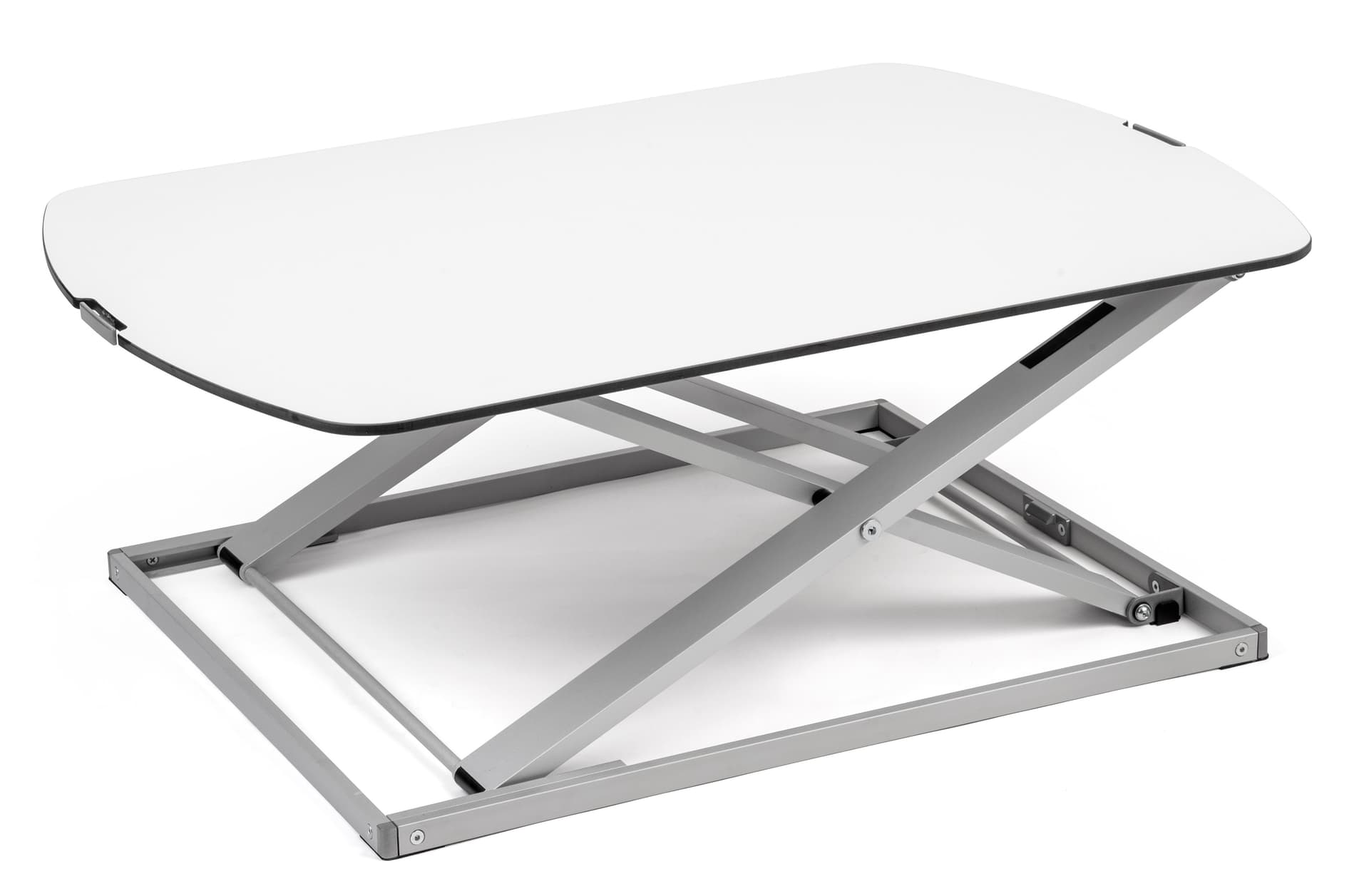 Height adjustable standing desk Converter with steel frame