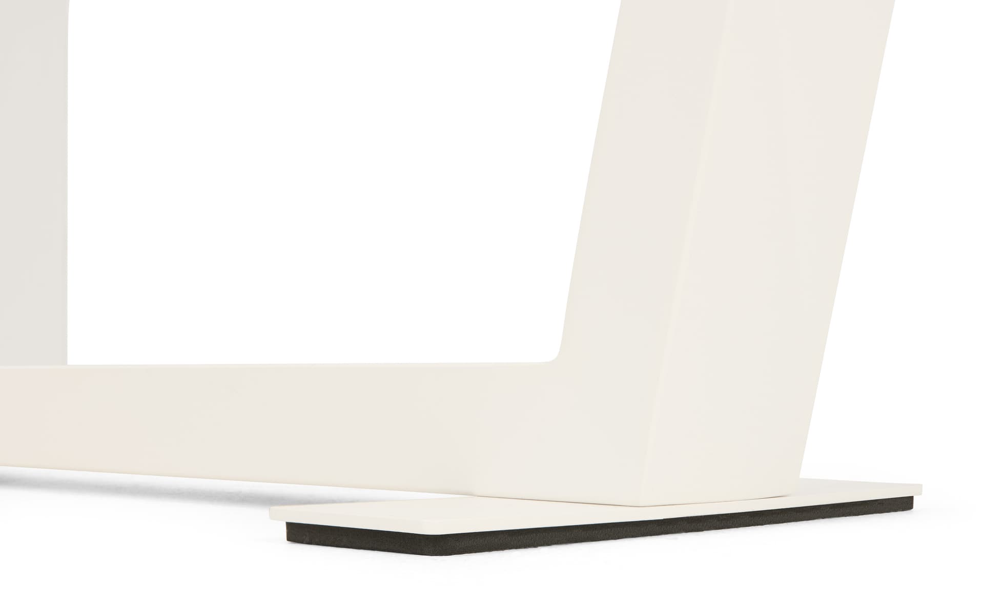 Multimedia conference table with rubber pads