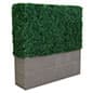 49"w x 49"h Faux Boxwood Hedge Panel, Weatherproof Design & UV Resistant - Green