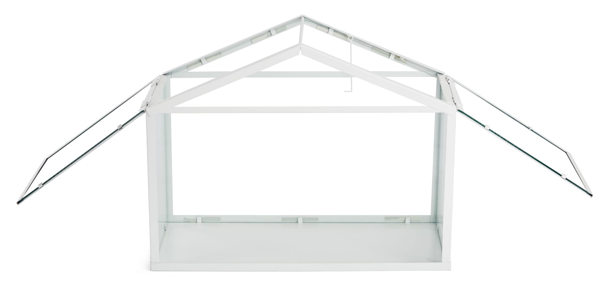 Glass wedding money card box with top insert opening 