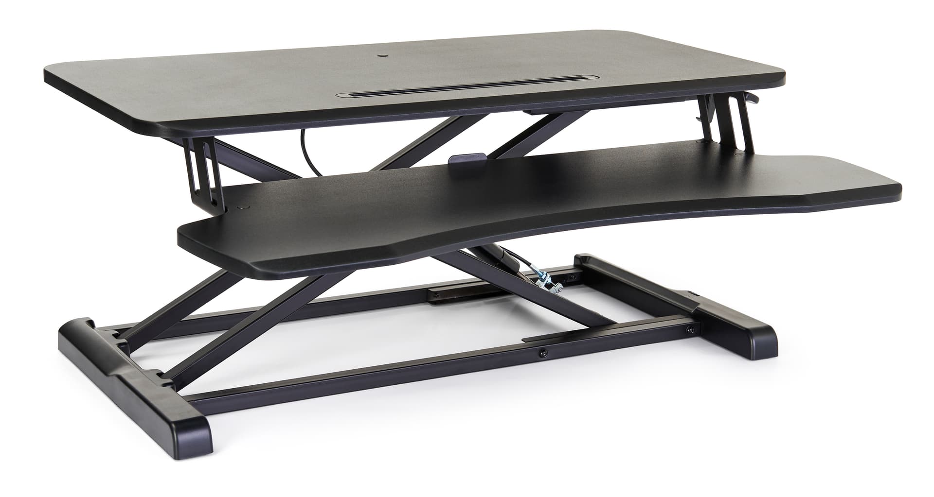 32 inch x 20 inch gas-lift sit-stand desk converter