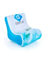 30-inch wide branded blow up chair for trade shows