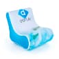12-Inch Seat Height x 30-Inch Wide Inflatable Chair with Custom Printed Slipcover