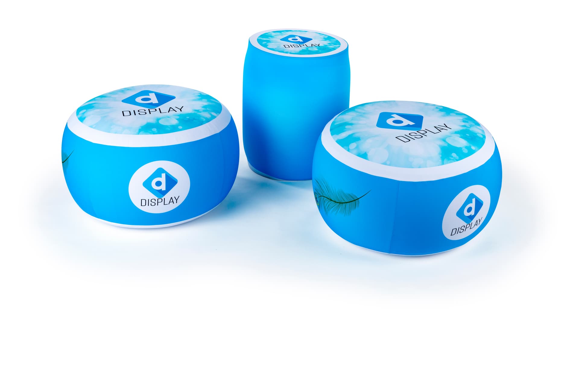 mix and match custom inflatable event ottoman