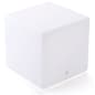 15.75” Stool w/ LED Lighting, 16 Color Options, Rechargeable Battery - White