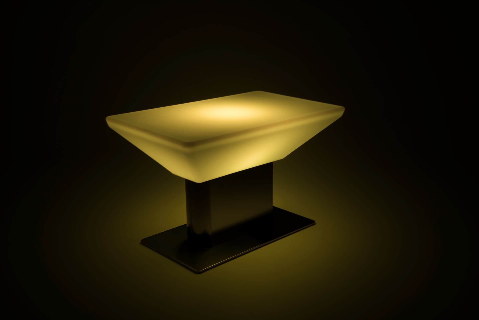 multicolor modern LED glow coffee table