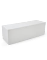 15.75-inch tall LED lounge bench