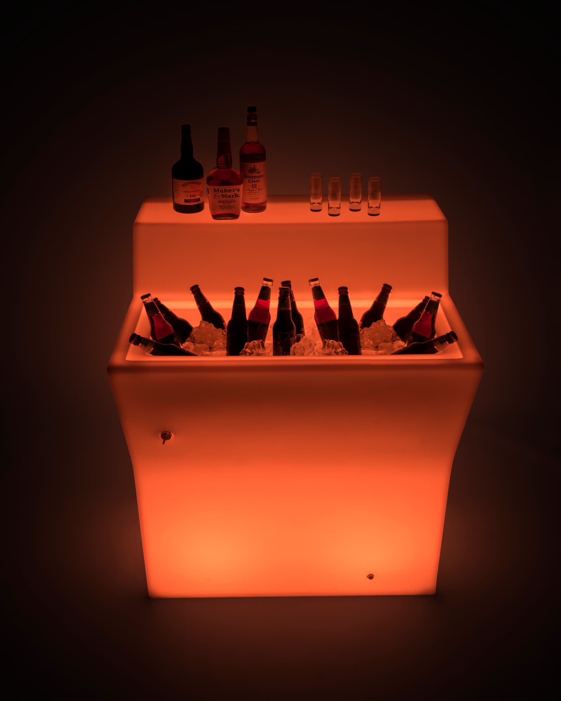 LED Bar Counter | Remote Controlled Light-Up Color Change Options ...