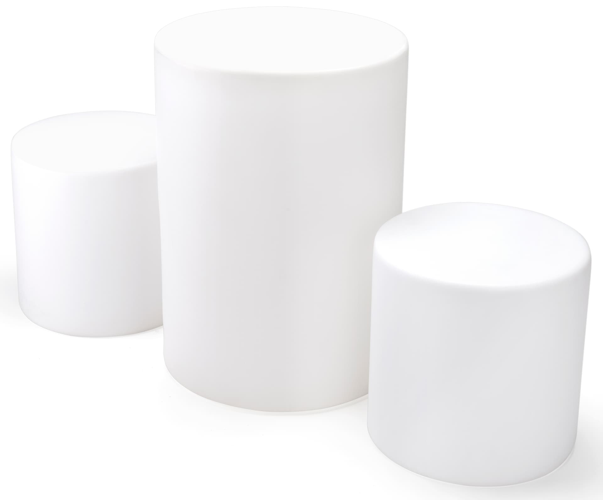 Illuminated Cocktail Table Set with 3 Pieces