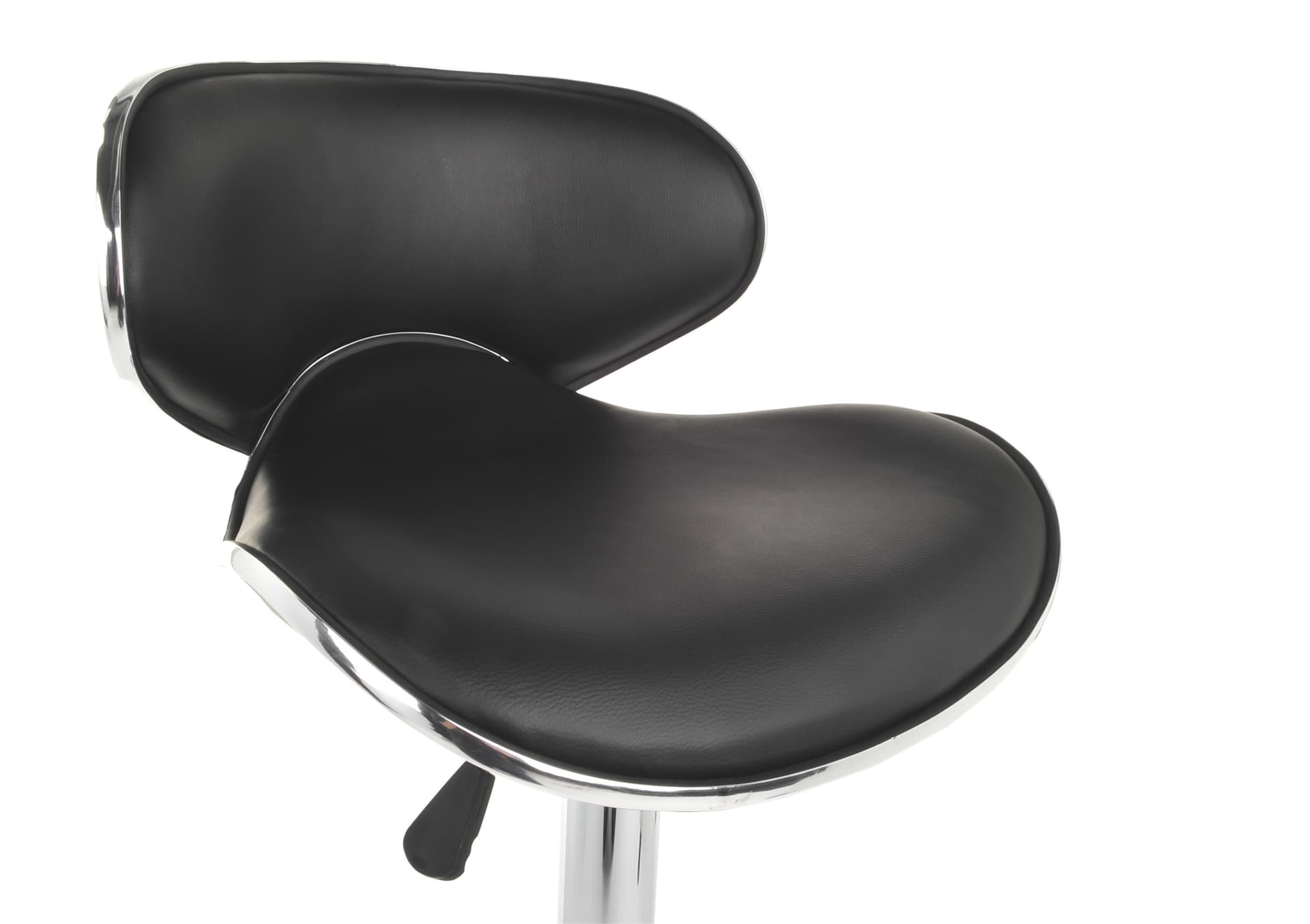 Hourglass LED pub table set padded seat