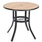 Outdoor Patio Dining Table w/ 30"h Round or Square Design, Weatherproof - Natural