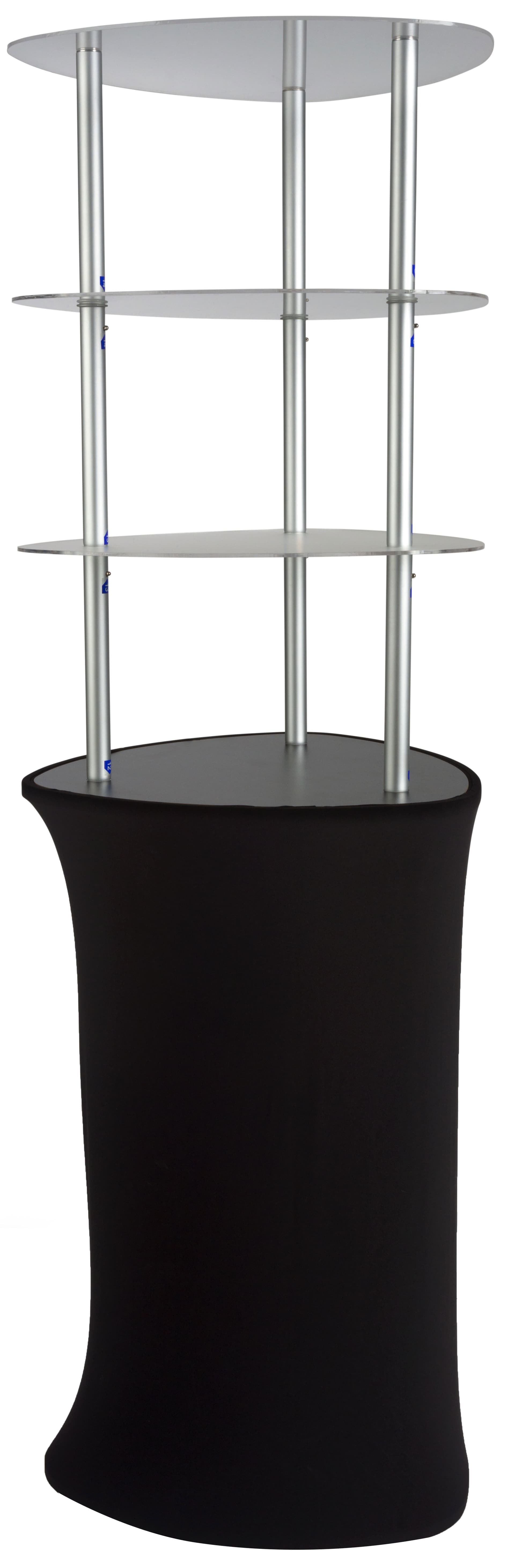 Promotion Graphic Tower Display  with Custom Fabric Cover