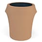 55-Gallon Stretch Trash Can Cover, Open Top - Multiple Solid Color Options