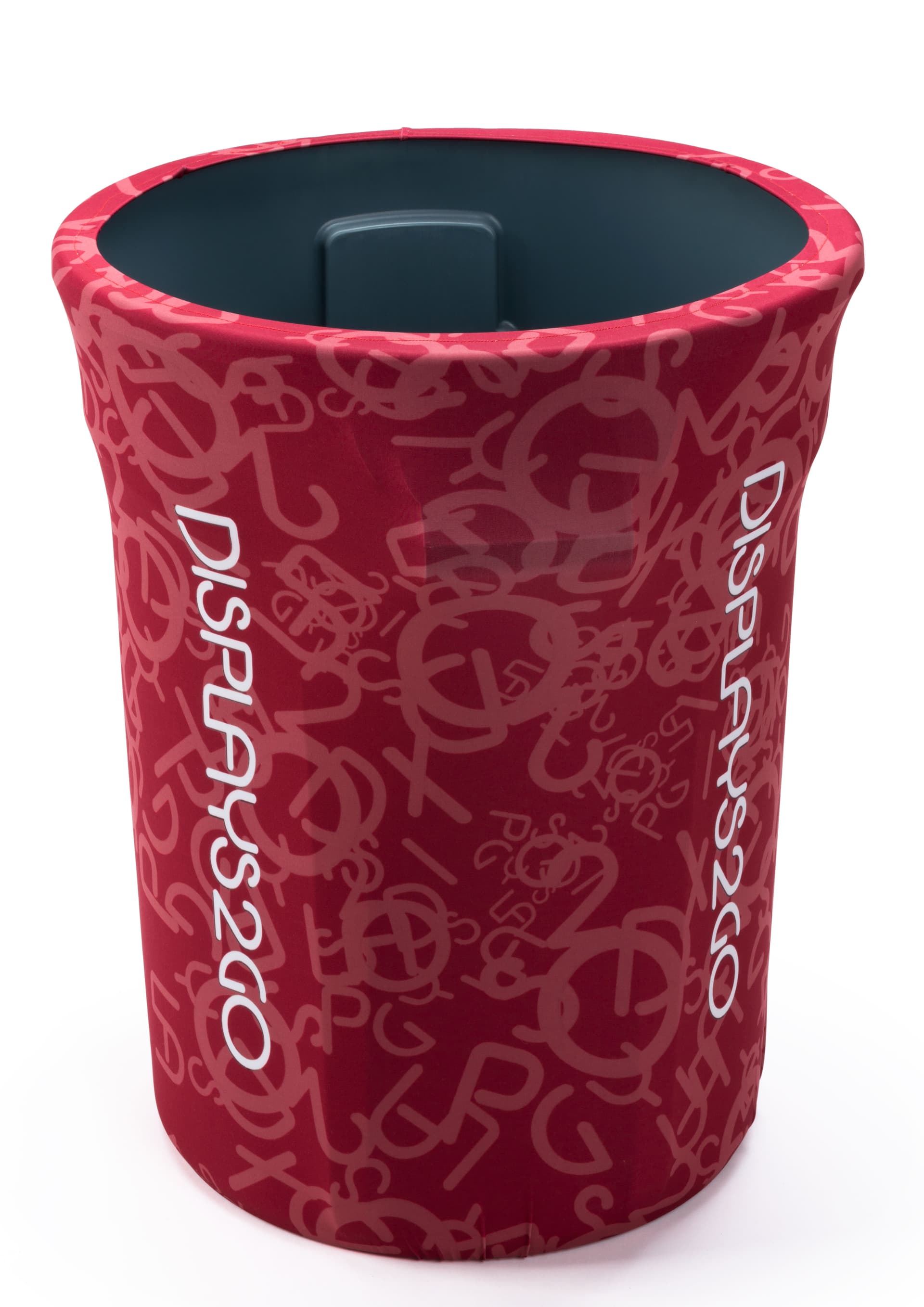 Printed 32-Gal Trash Barrel Cover with Personalized Design