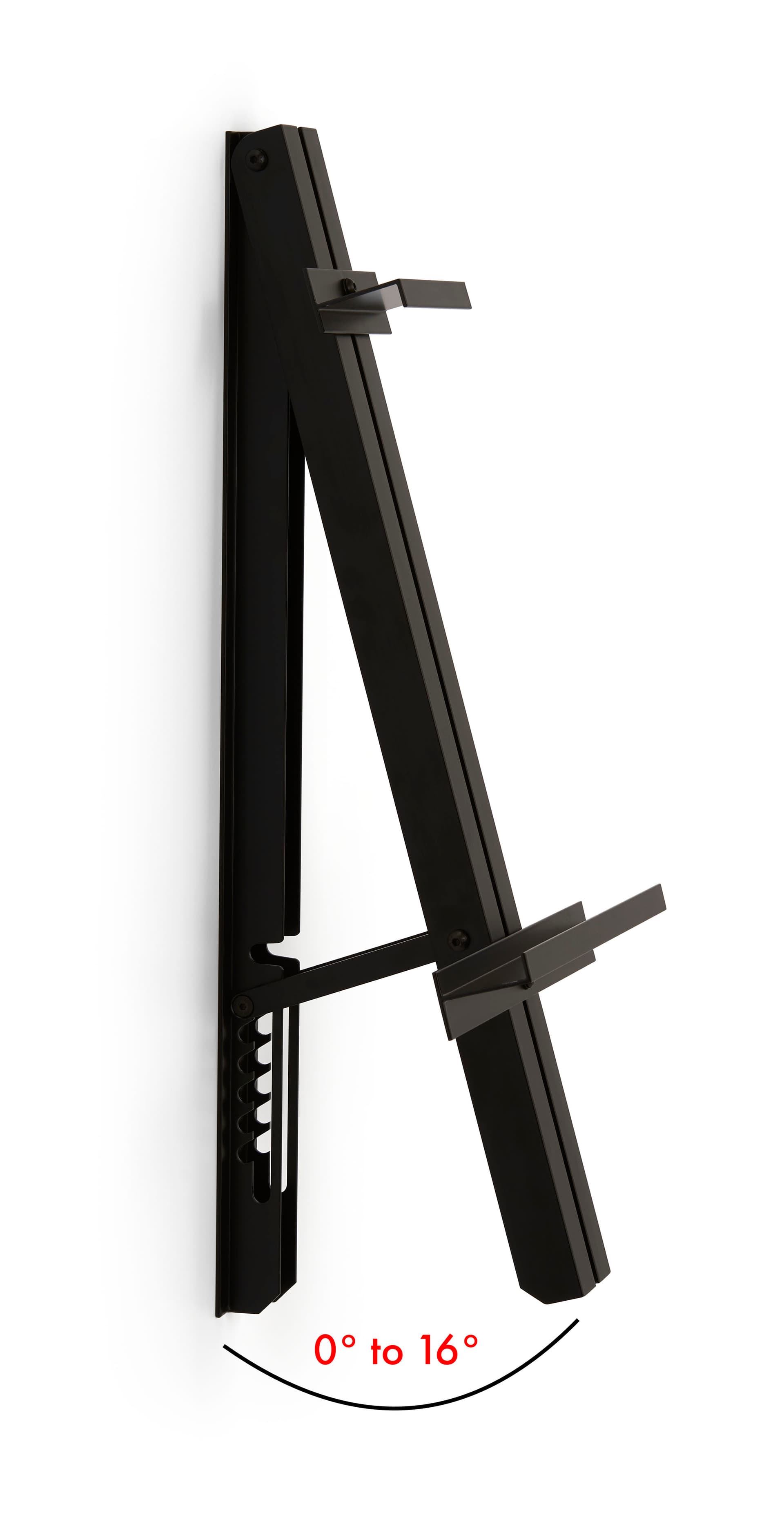 Studio wall easel with adjustable viewing angle 