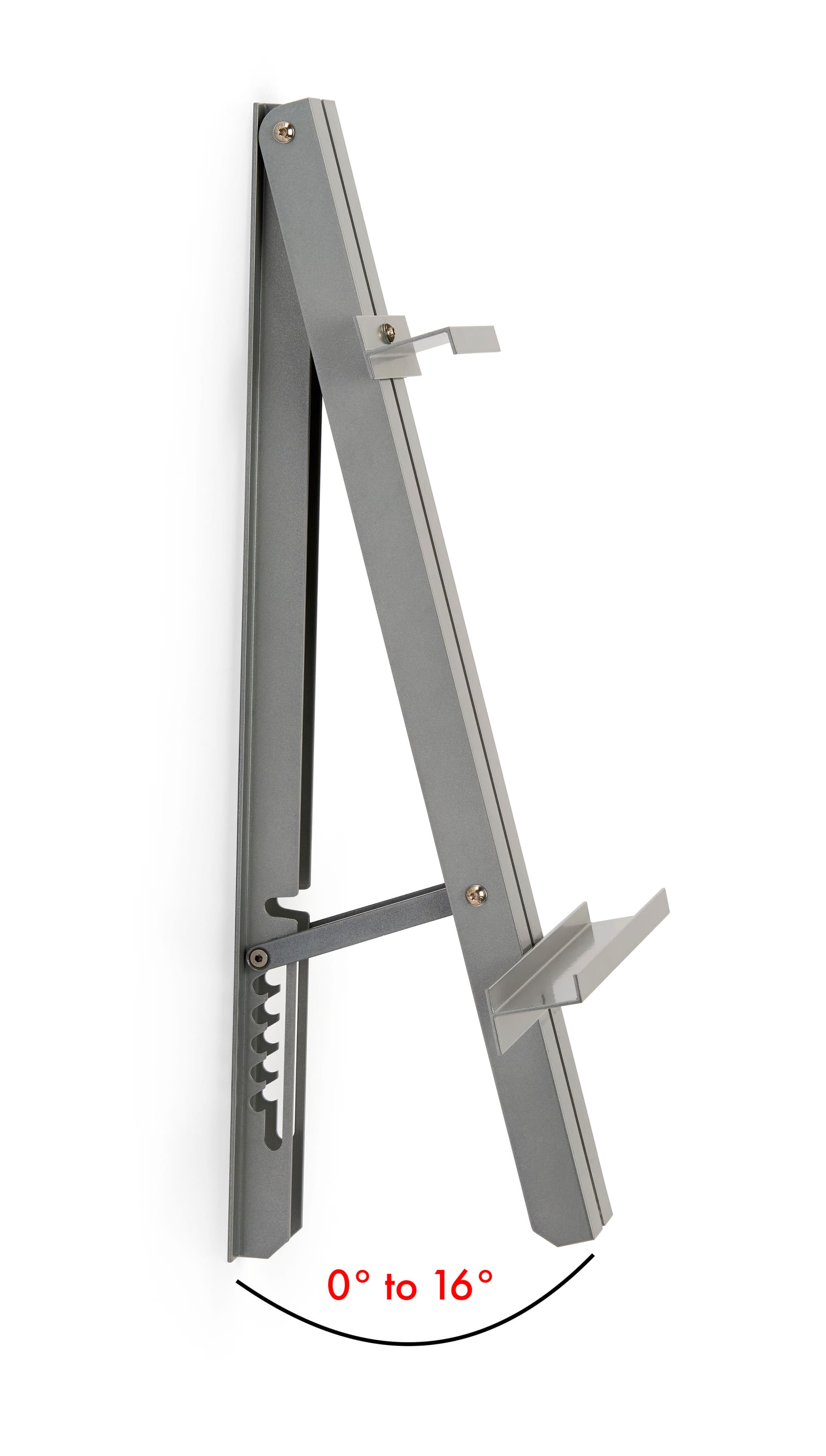 Studio wall easel with adjustable viewing angle 