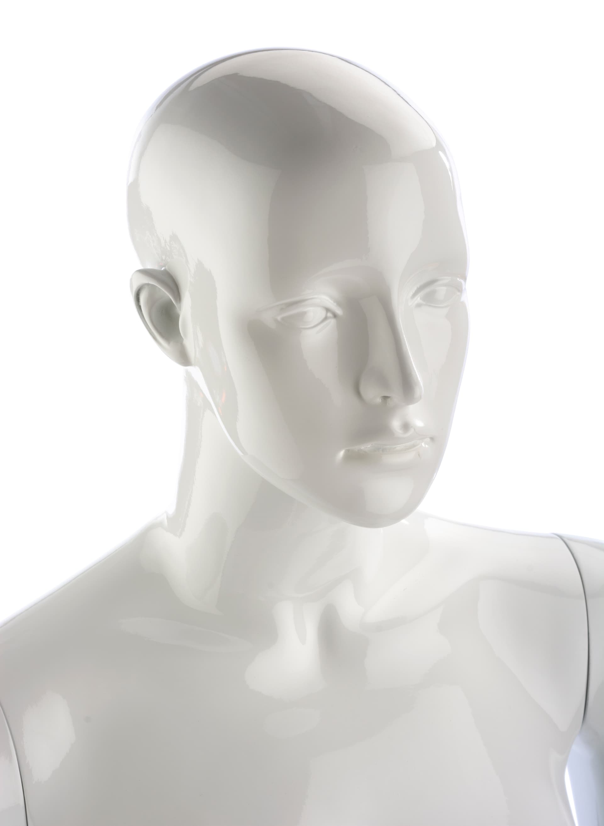 Flexible Female Mannequin with Semi-Abstract Features