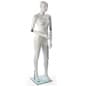 Female Mannequin with Bending Arms - White