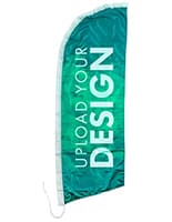 Promotional 8-ft Custom Printed Flutter Flag