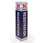 47.5 x 52 Coroplast® Bollard Sign Cover w/ 4-Sided Full-Color Custom Graphics
