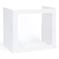 Student Desk Sneeze Shield, Clear Center Panel, Set of 20, Folding - White
