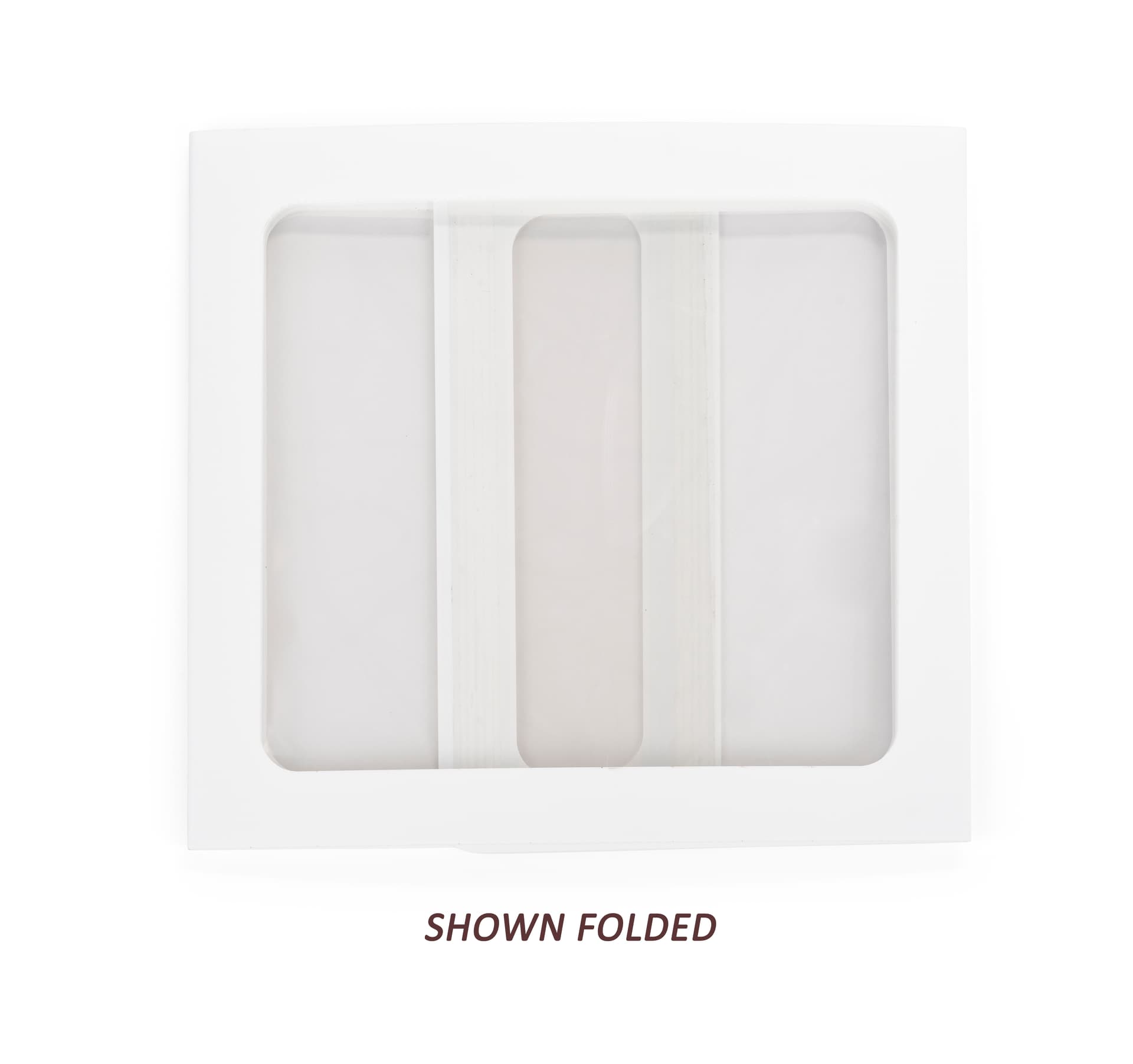 Student desktop privacy shield ship folded