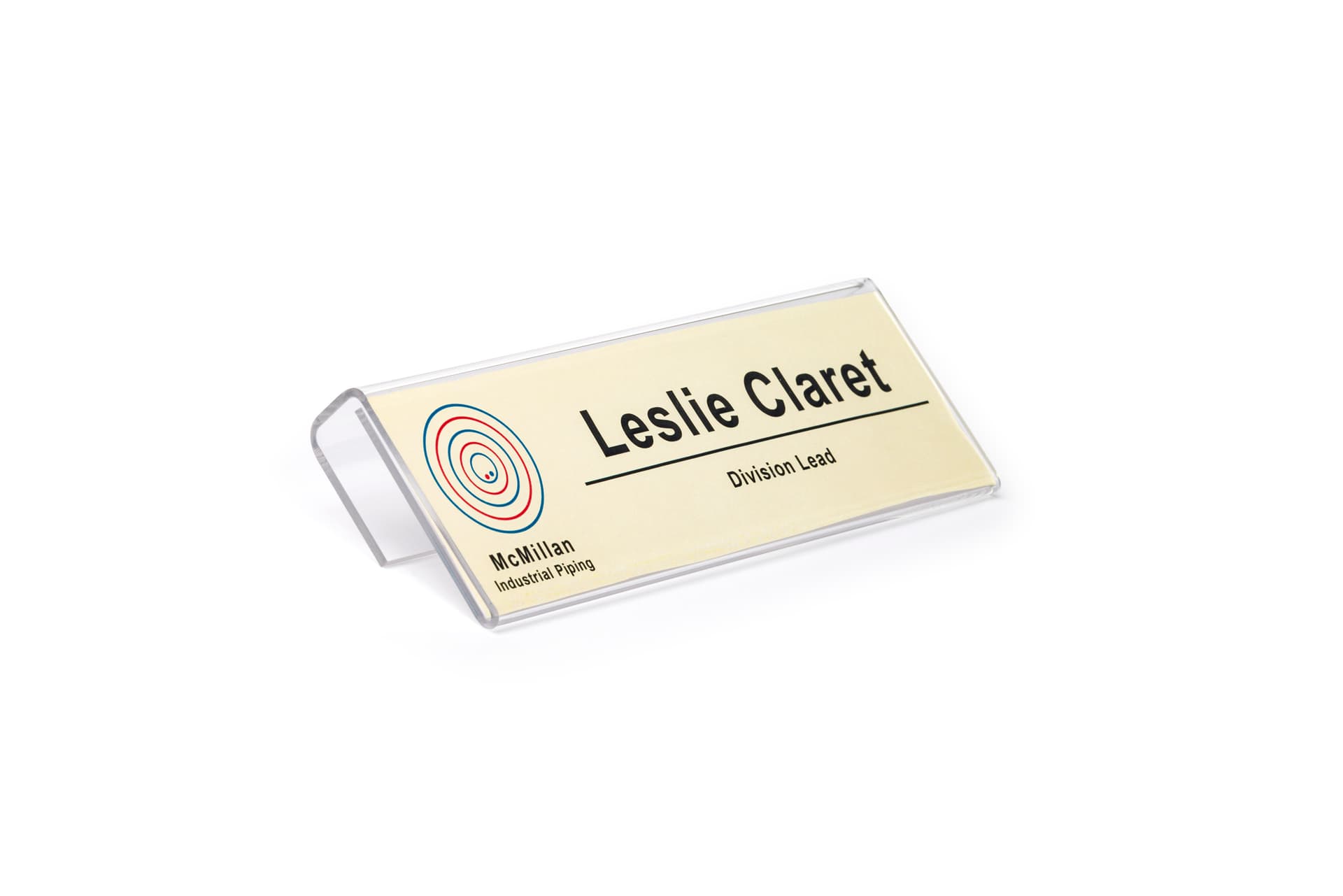 cubicle name plate for 8.5" x 2.5" custom tags