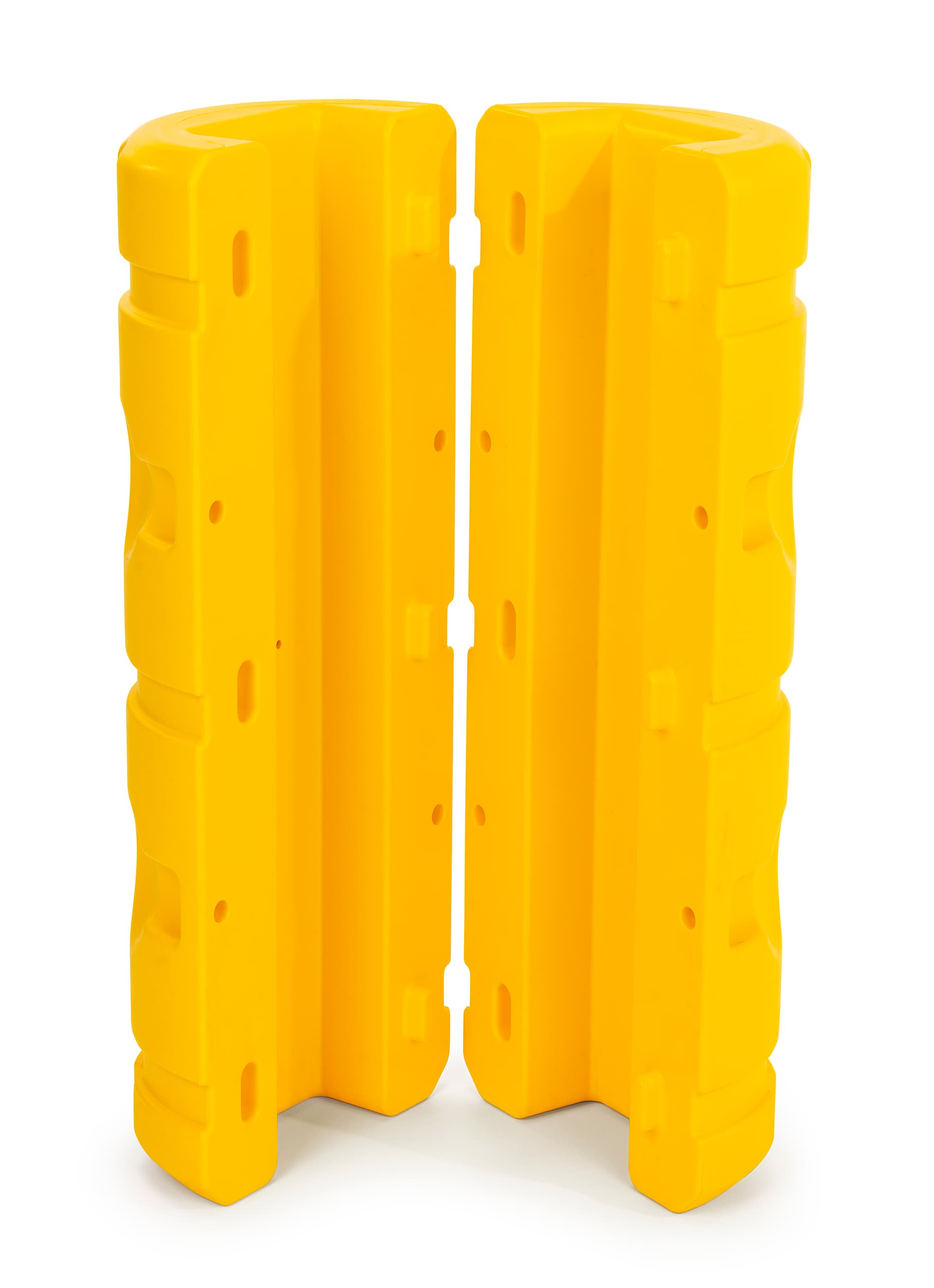 These column protectors open for easy install