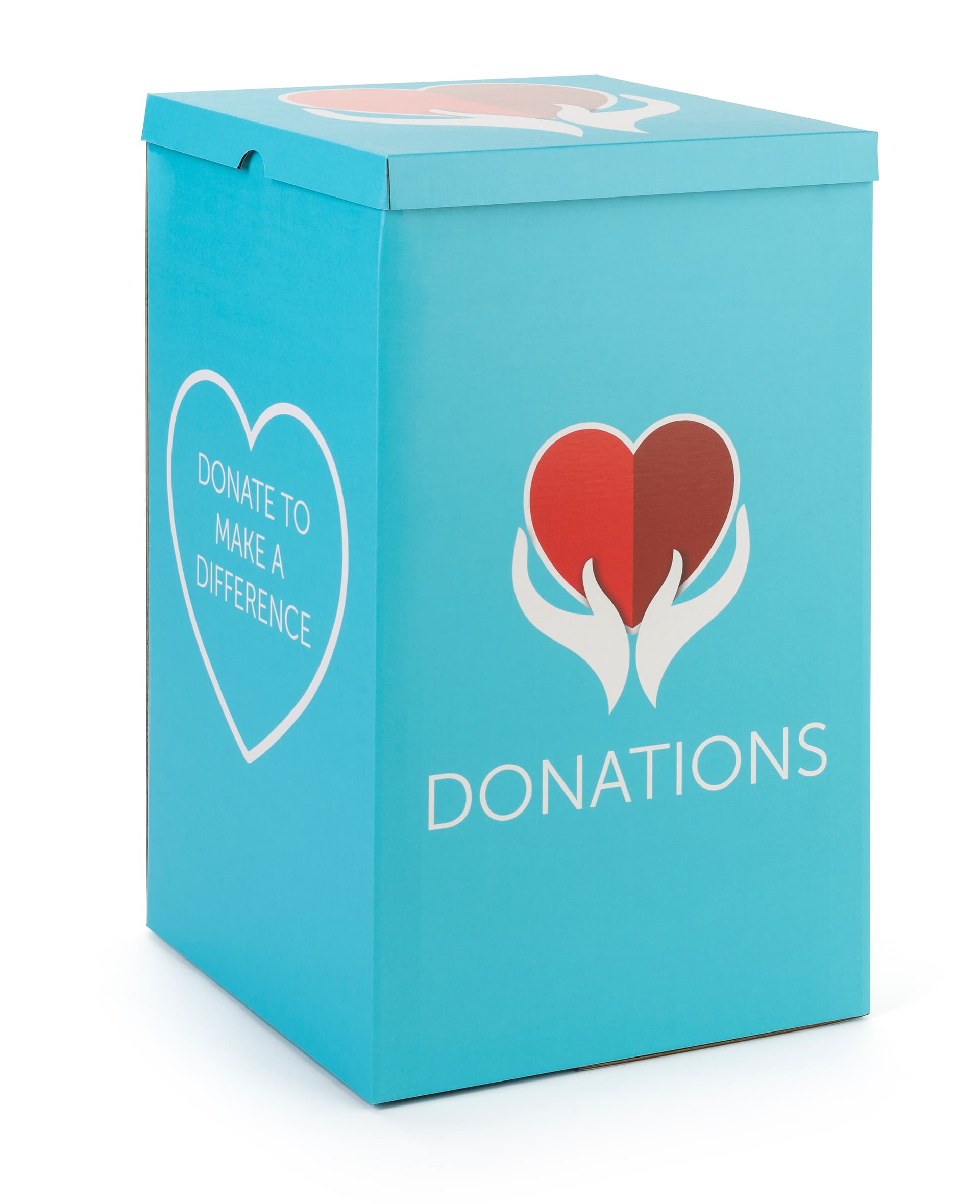 Custom printed cardboard trash box with full color printing