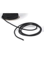 50-ft Black Elastic Barrier Cord off the Spool