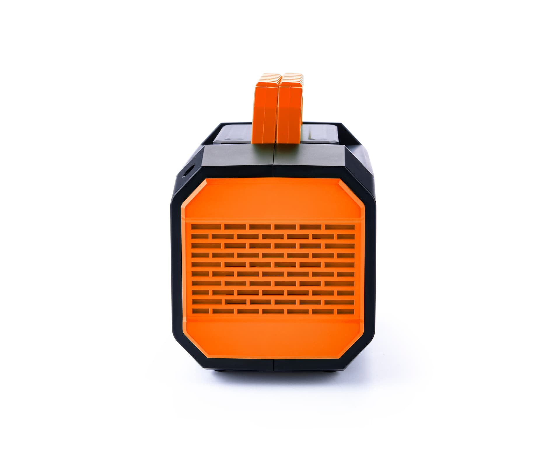 Portable battery power station  with two carrying handles