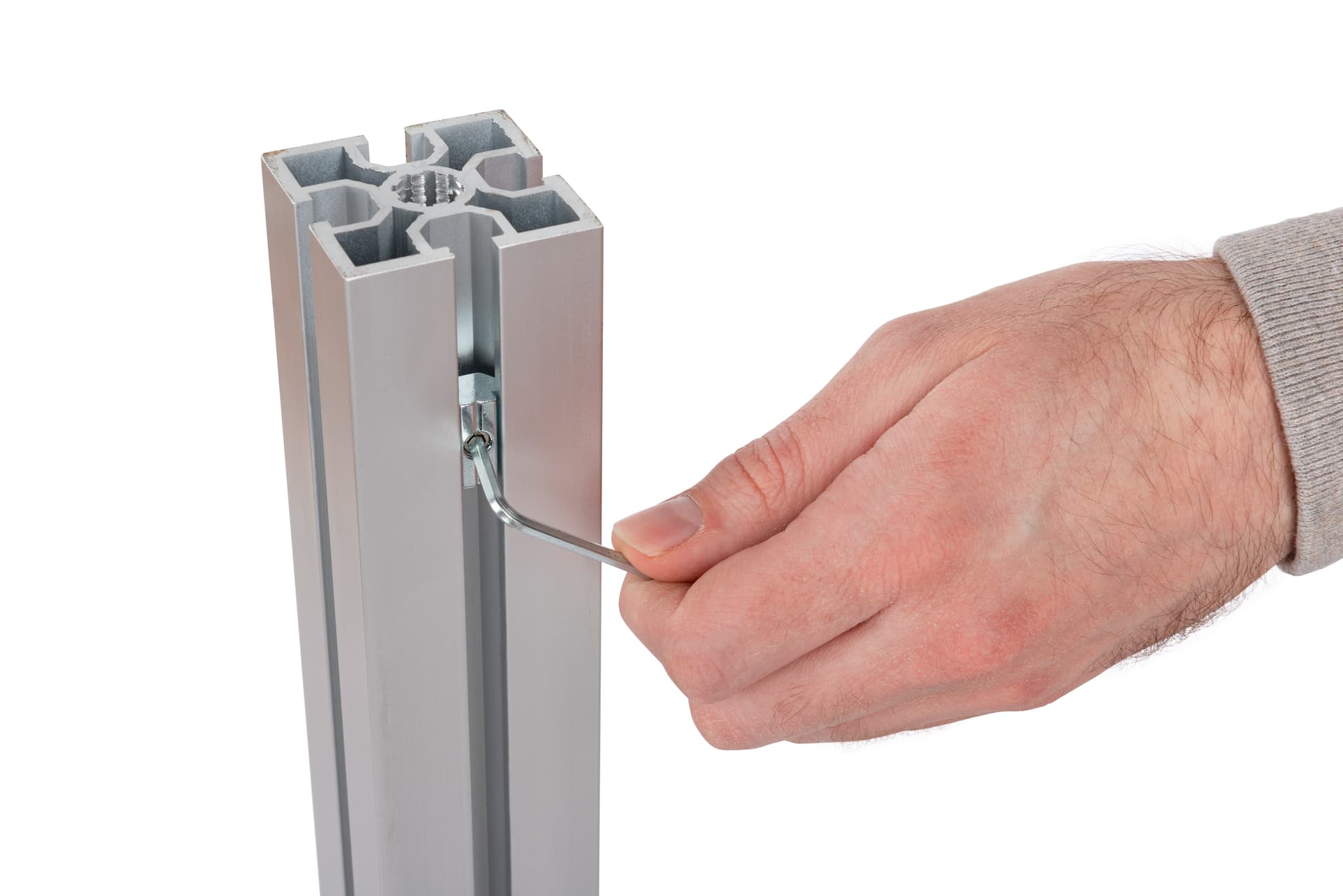 Stanchion advertising barriers with aluminum square post