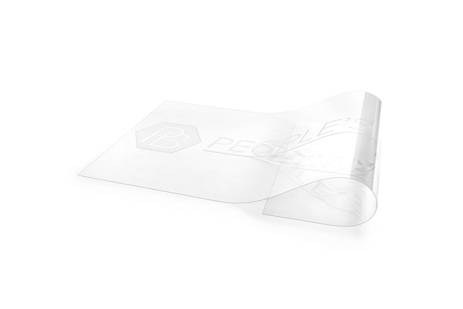 Custom branded acrylic stanchion panel