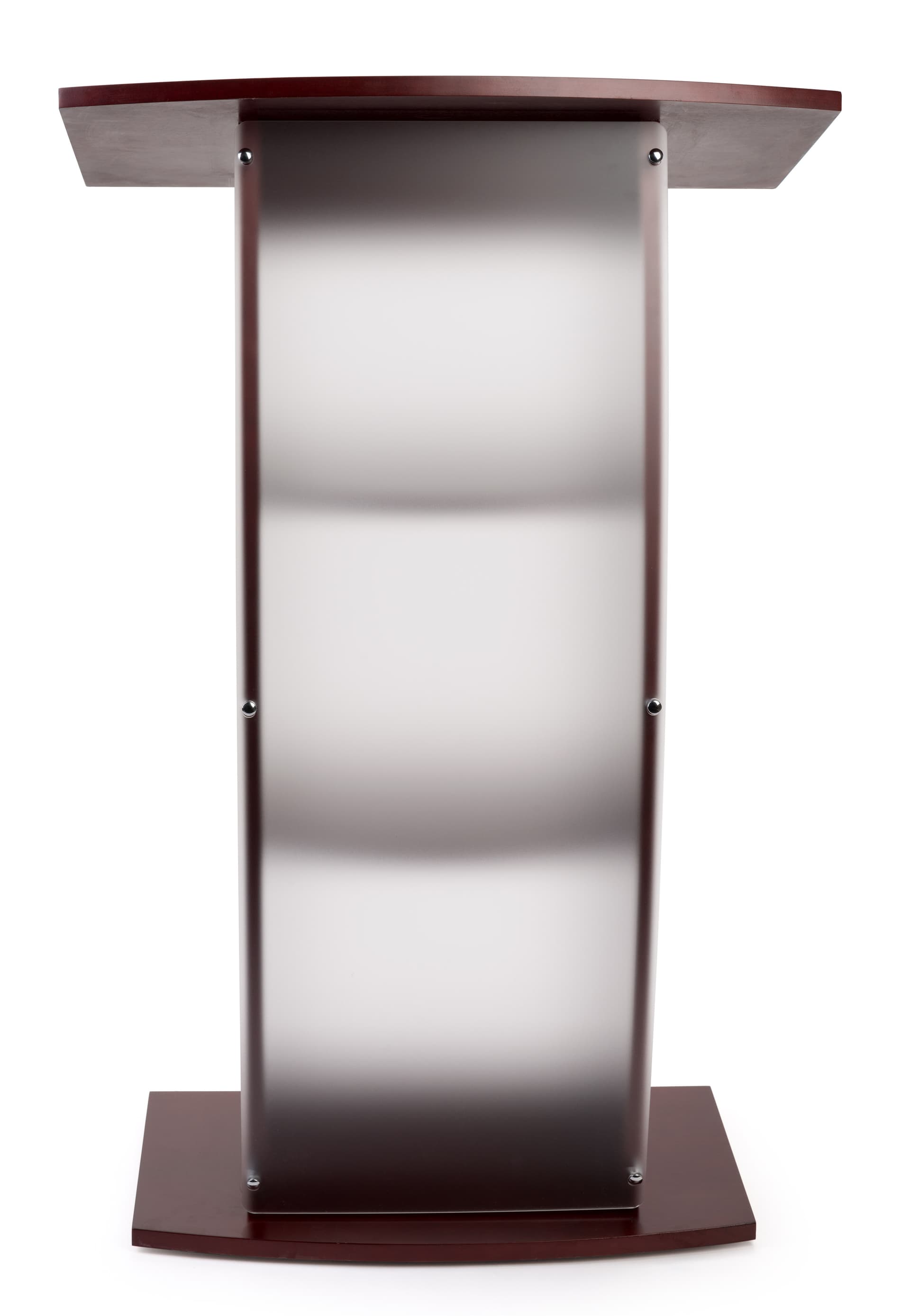 Frosted replacement panel for FLCT series lecterns with opaque finish for privacy
