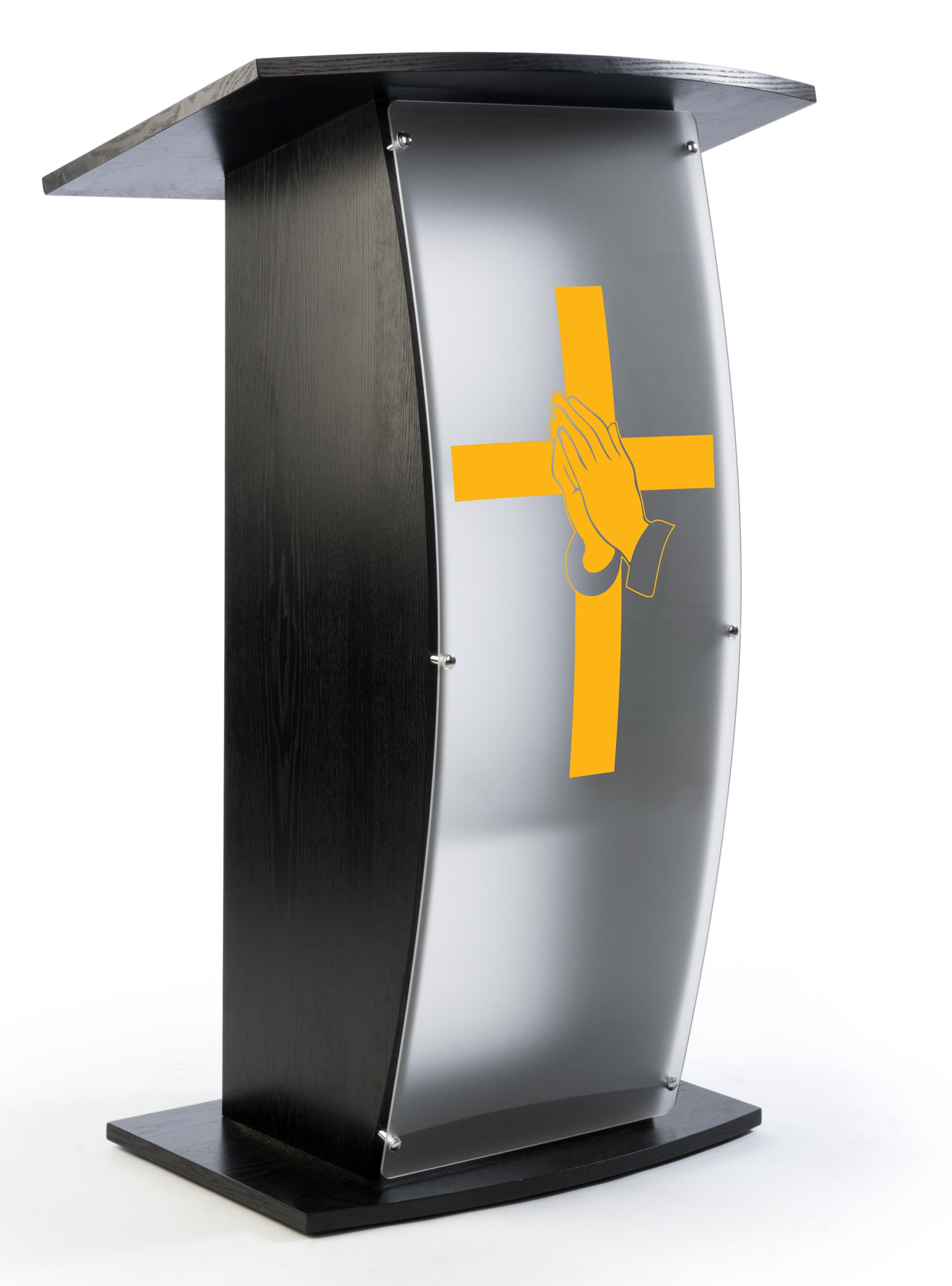 UV printed frosted replacement panel for FLCT series lecterns with fingerprint reducing finish